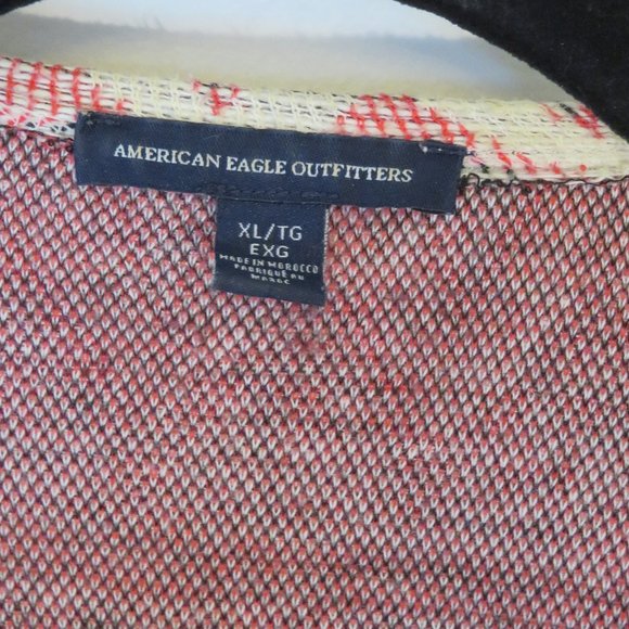 American Eagle | Size XL | Boho Aztec Waterfall Knit Cardigan Sweater - Picture 4 of 7